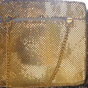 Gold Mesh KMO Collection Women's Purse